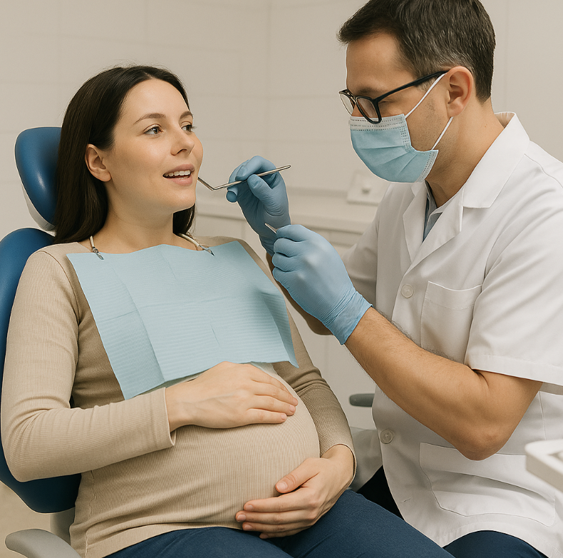 임신 중 치과 치료 관련 사진