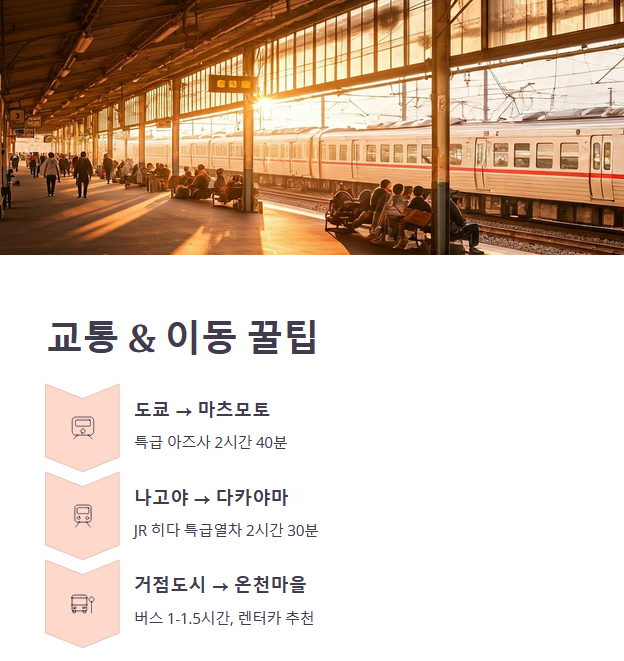일본 알프스 여행 실전 꿀팁 – 교통, 계절, 코스 구성