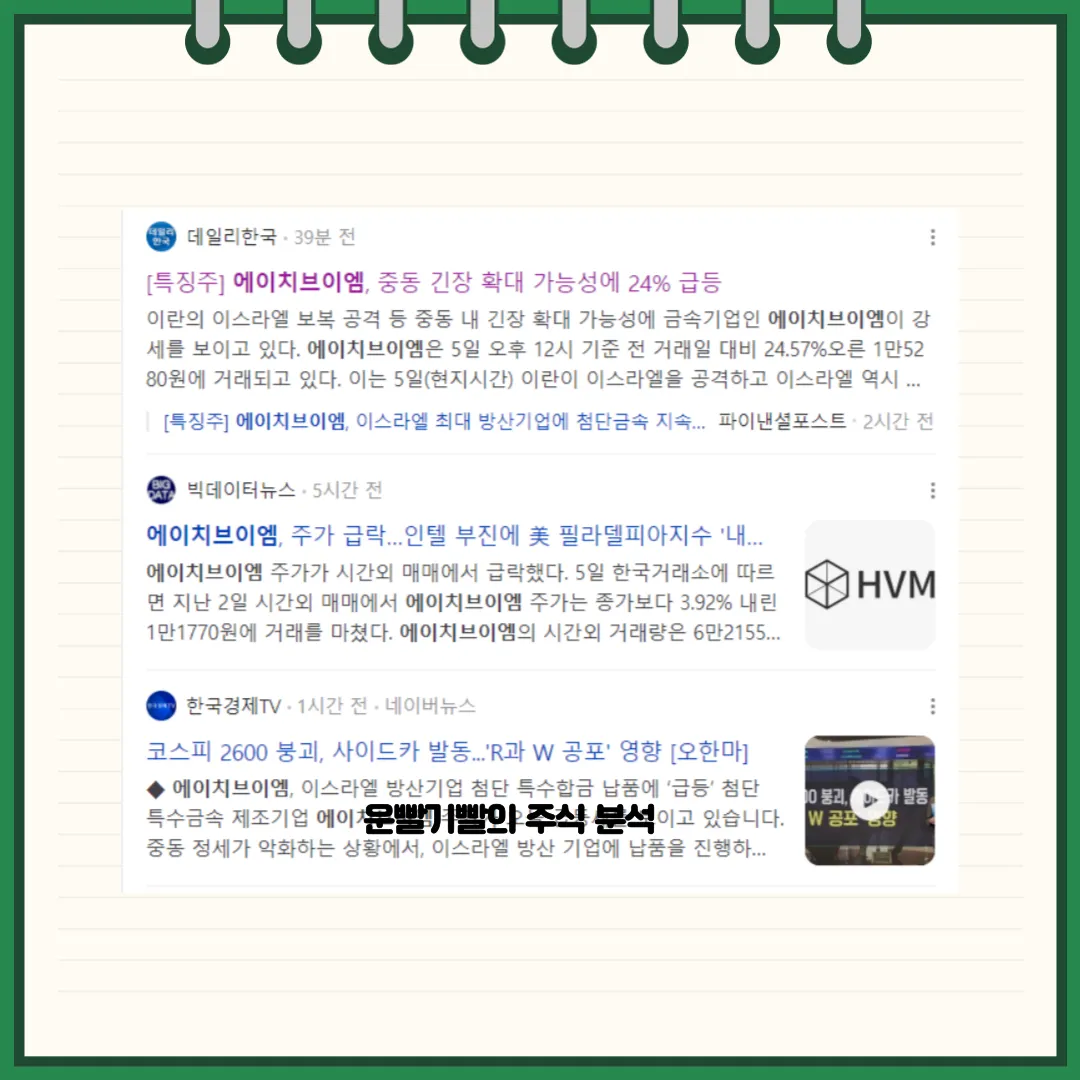 에이치브이엠 뉴스