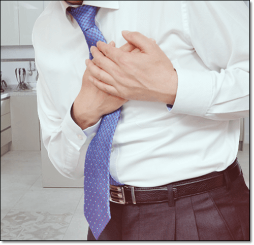 심장 질환이 있는 남성