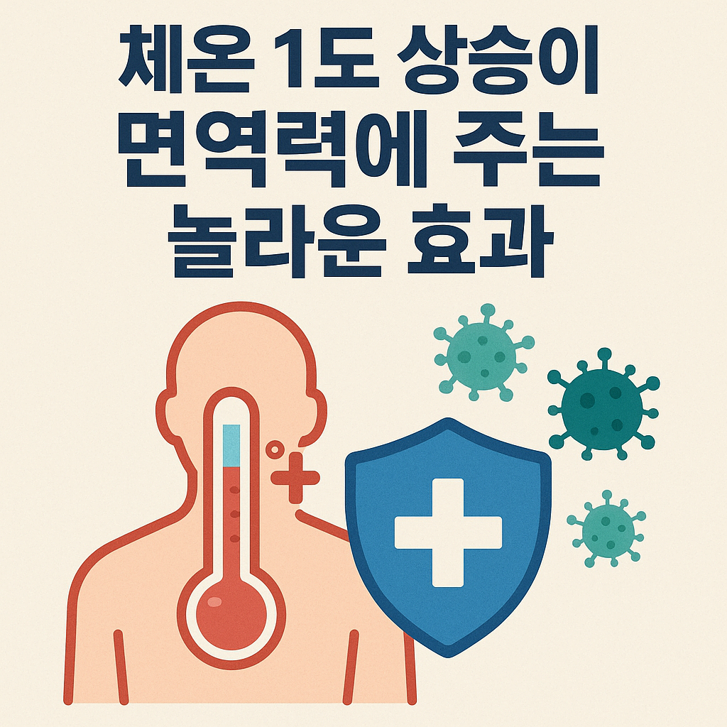 체온 1도 상승이 면역력에 주는 놀라운 효과