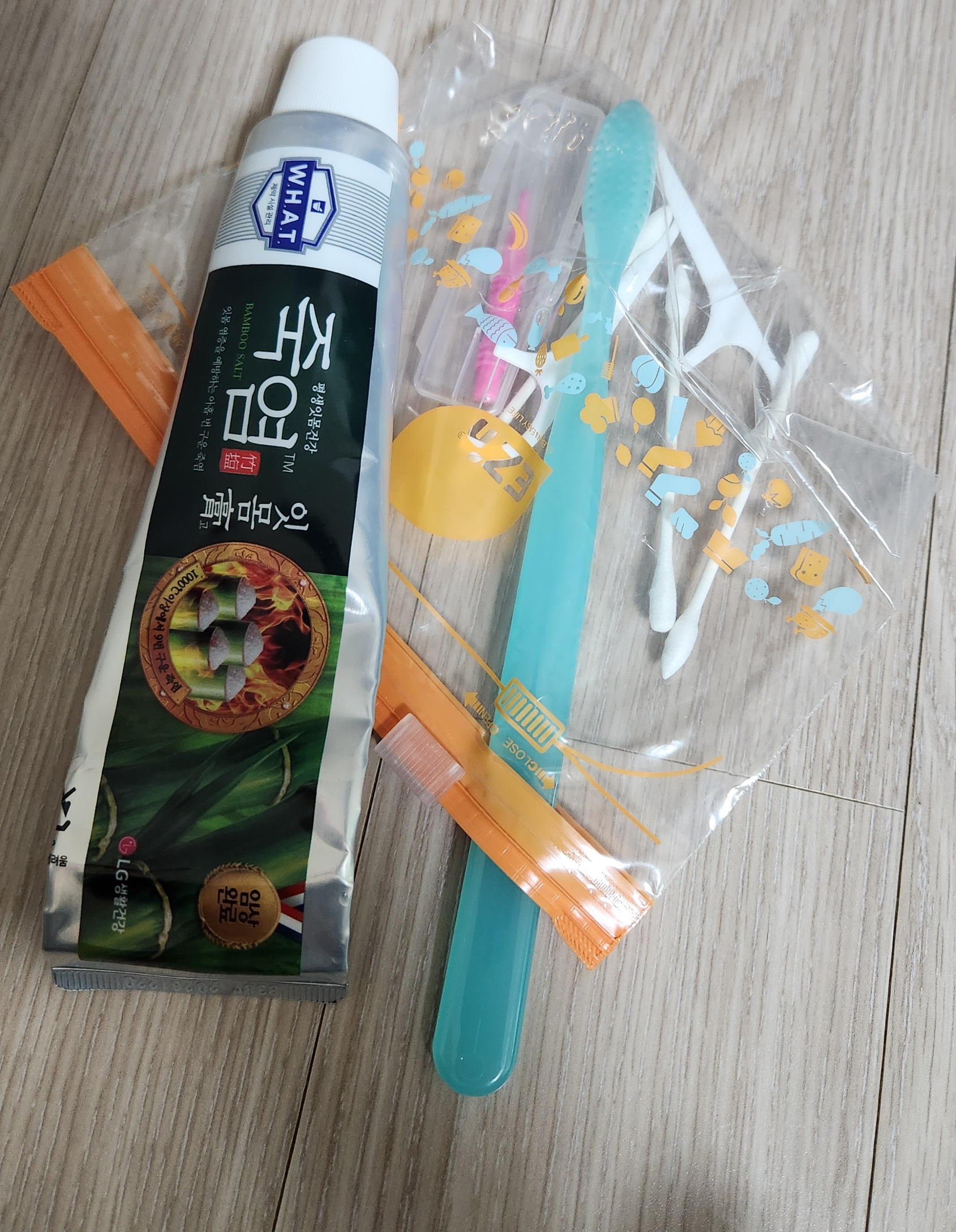 항암 준비물 칫솔 치약