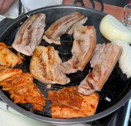 전주-시골가마솥집-돌솥비빔밥-보리비빔밥-제육