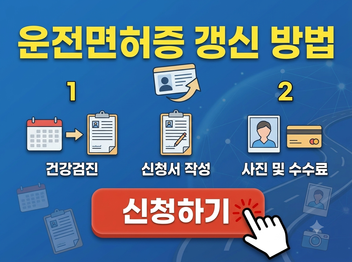 운전면허증 재발급 갱신방법 갱신기간 갱신준비물 총정리