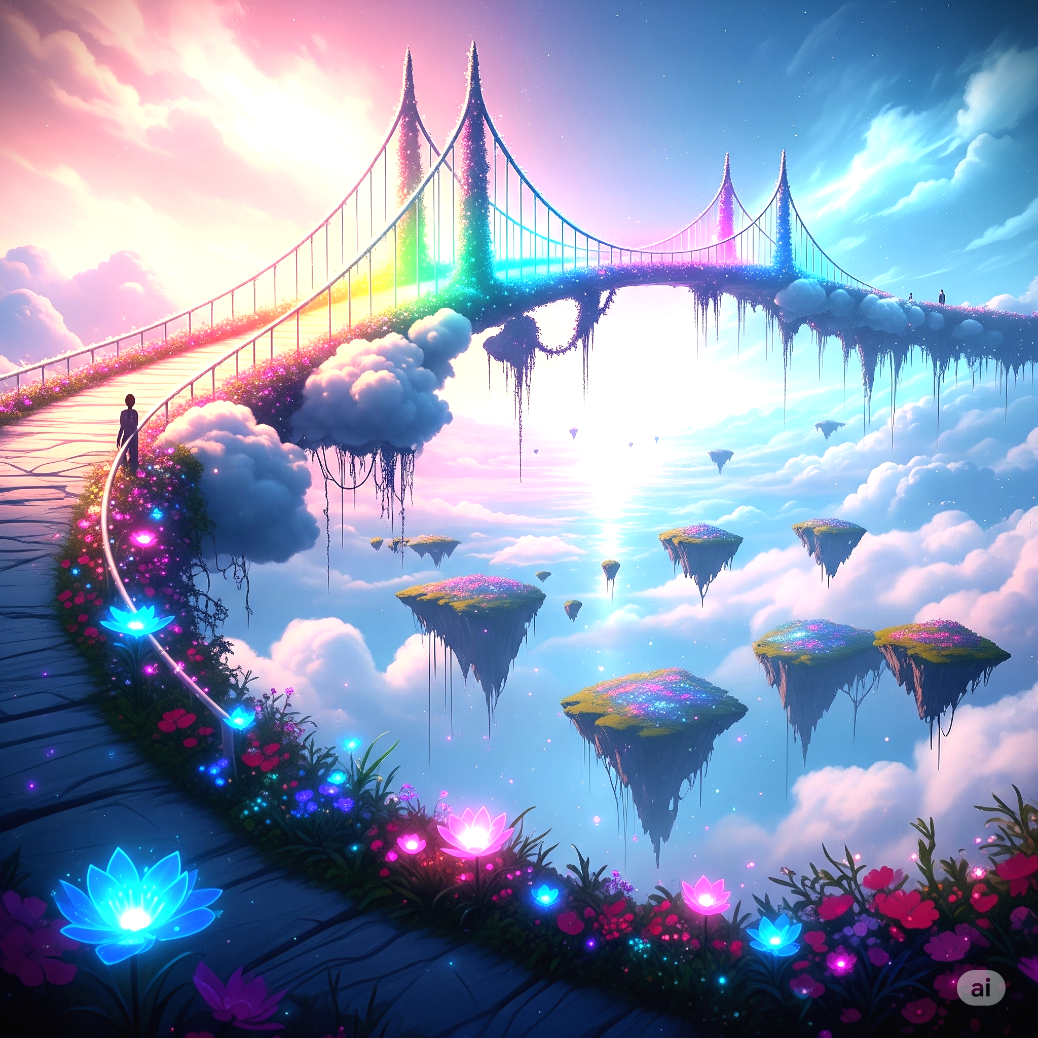 꿈 속에 떠 있는 다리