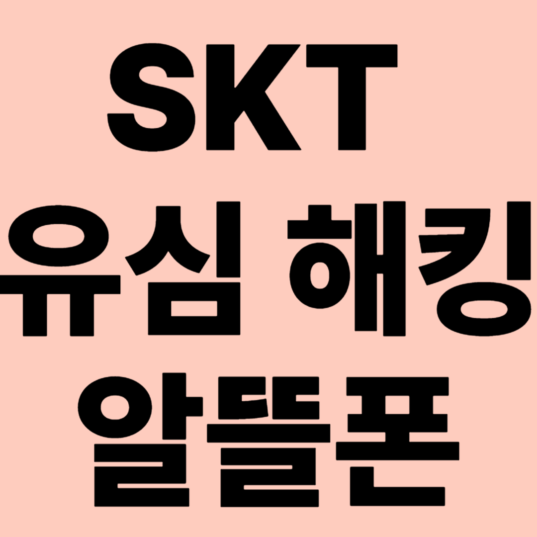 SKT 유심 해킹 알뜰폰 관련 이미지