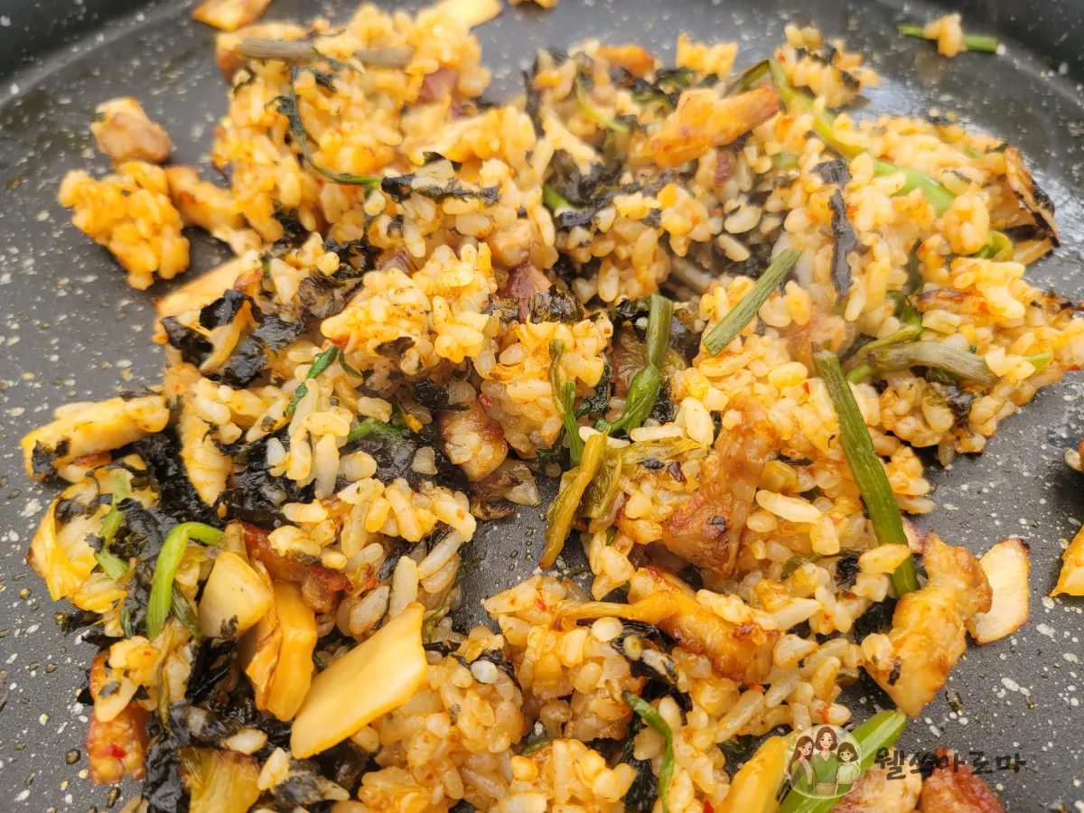 미나리삽겹살-3번집-셀프볶으밥-햇반구입-김채제공