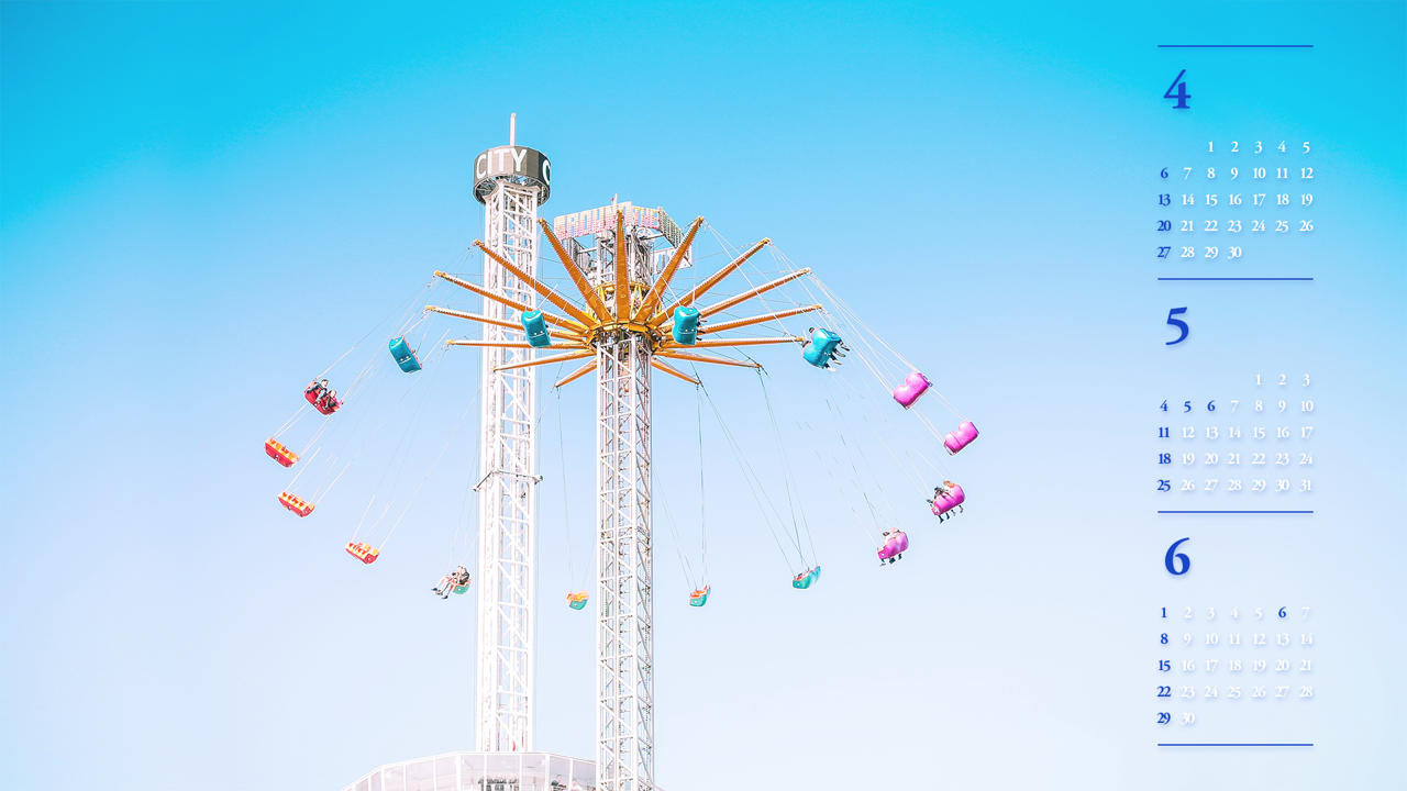 02 놀이기구 B - 2025년5월 노트북배경화면