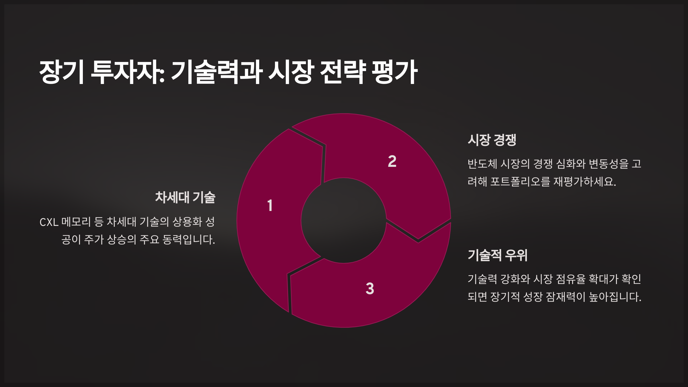 장기 투자자: 기술력과 시장 전략 평가