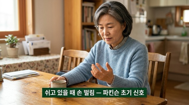 파킨슨병 손 떨림 초기증상
