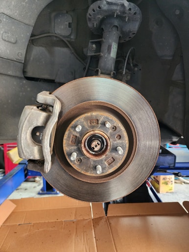 브레이크 캘리퍼 마모