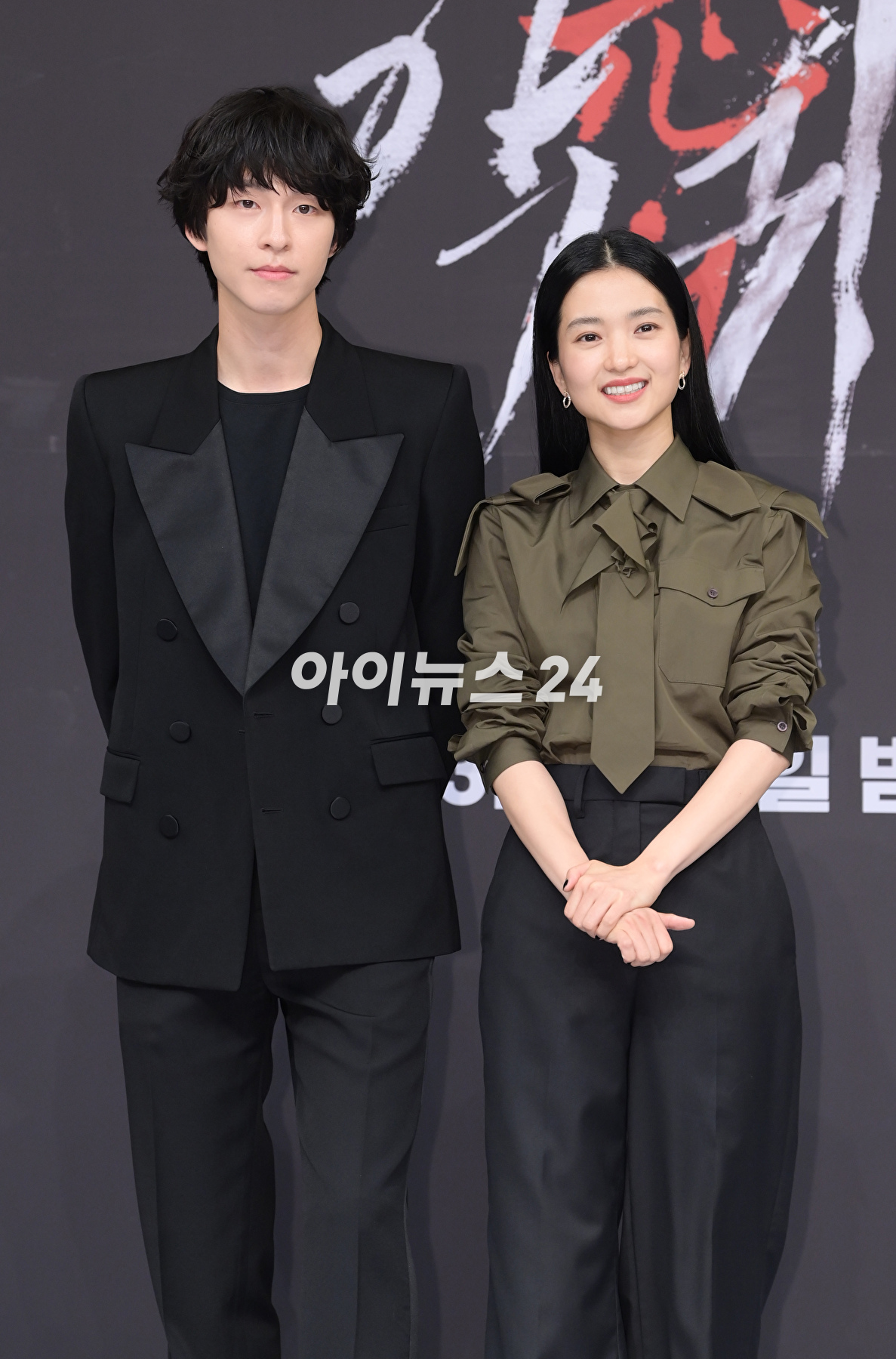 배우 김태리가 23일 오후 서울 양천구 목동 SBS홀에서 진행된 SBS 새 금토드라마 '악귀' 제작발표회에 참석하고 있다. [사진=정소희 기자]
