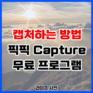 캡처하는 방법