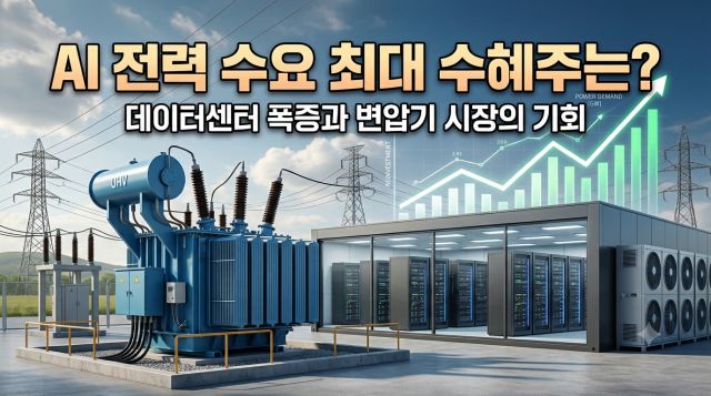 전력기기 관련주 AI 전력 수요 변압기 대장주 비교