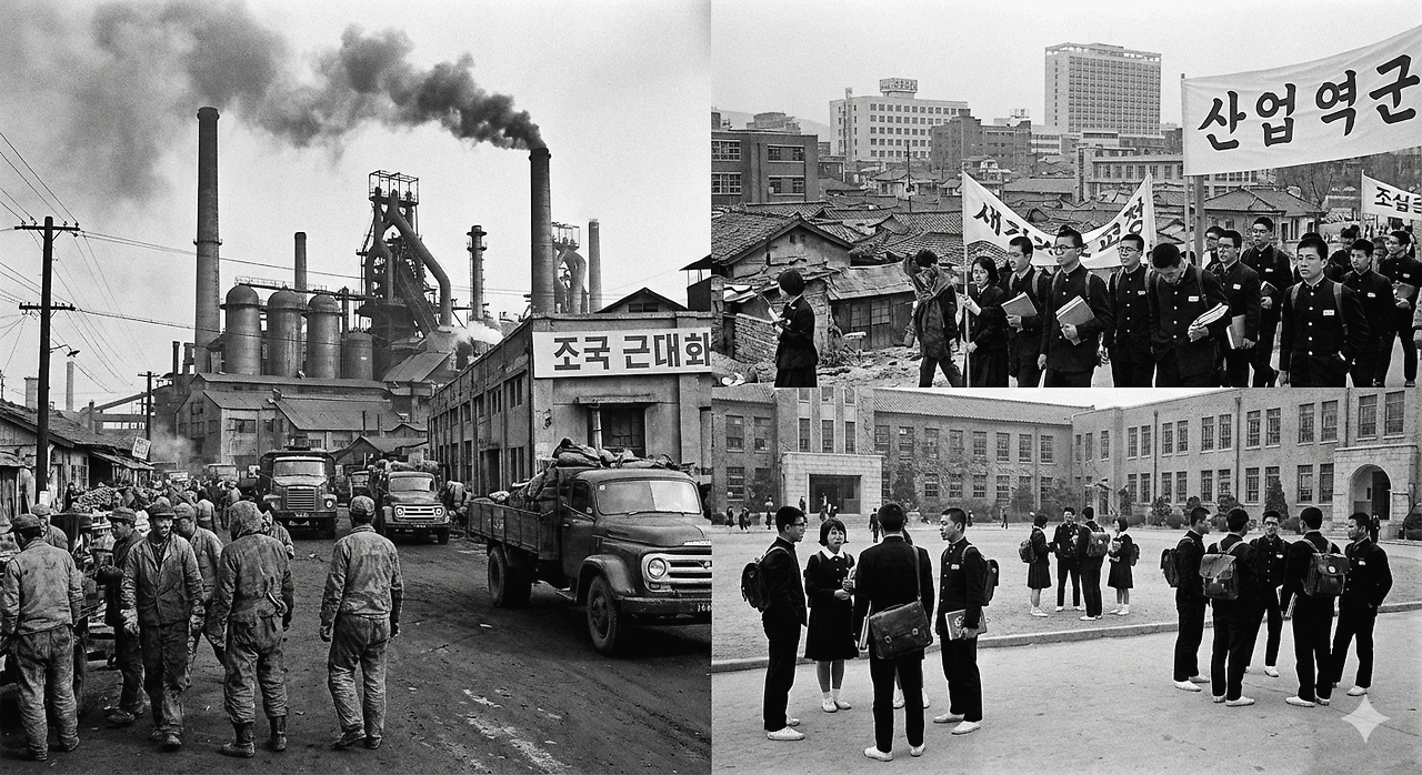 "alt":"1966년 병오년 한국 산업화 공장 노동자 대학생 학벌 신화 탄생","filename":"1966-korea-industrialization-university-student.jpg"