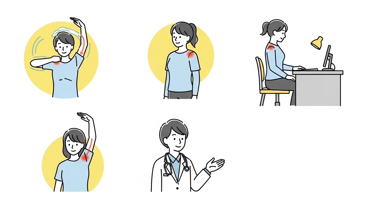 어깨 오십견 예방 및 관리