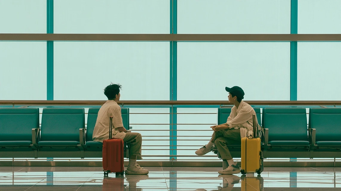 함께 여행하며 즐거운 시간을 보내는 동행자들