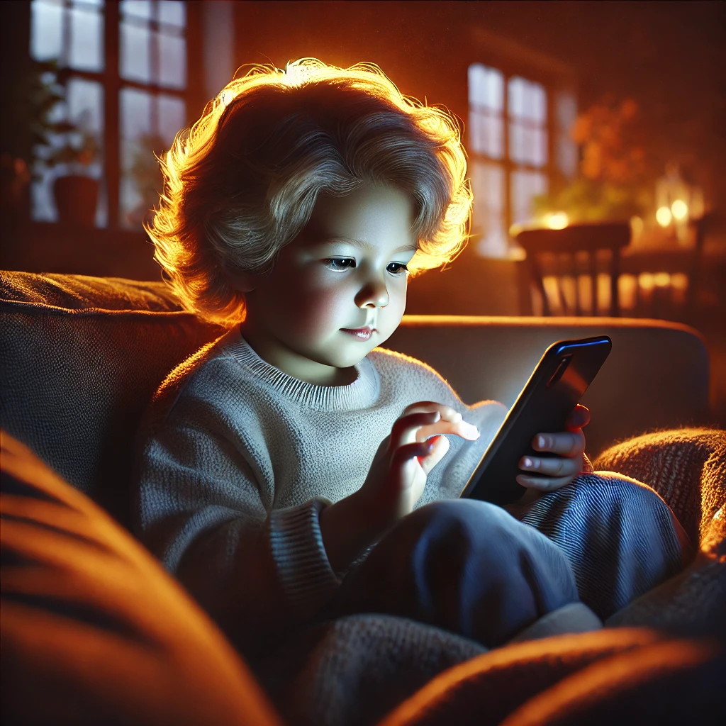 어린이-스마트폰