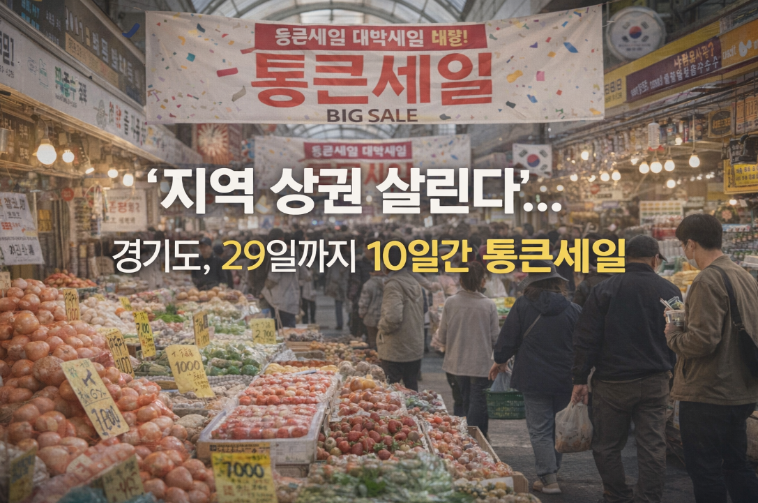 지역 상권 살리는 '경기도 통큰세일' 10일간의 혜택 누리는 방법 총정리