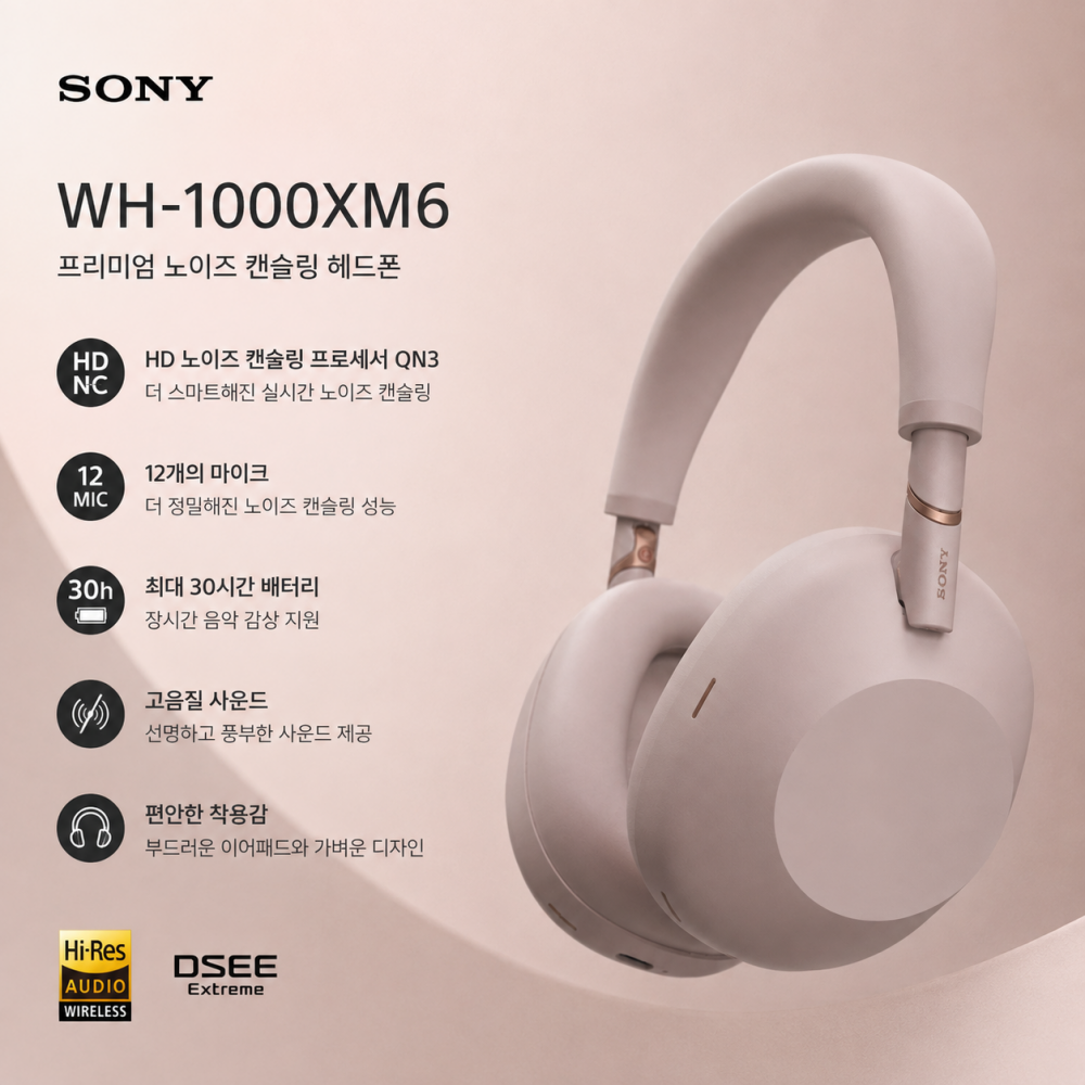 Sony WH-1000 XM6