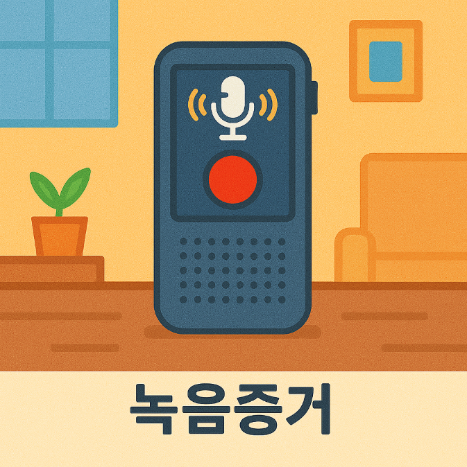 핸드폰포렌식,녹음증거