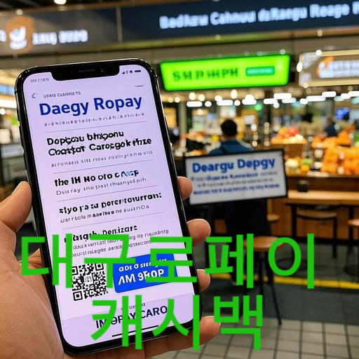 대구로페이 캐시백 10% 받는 법?