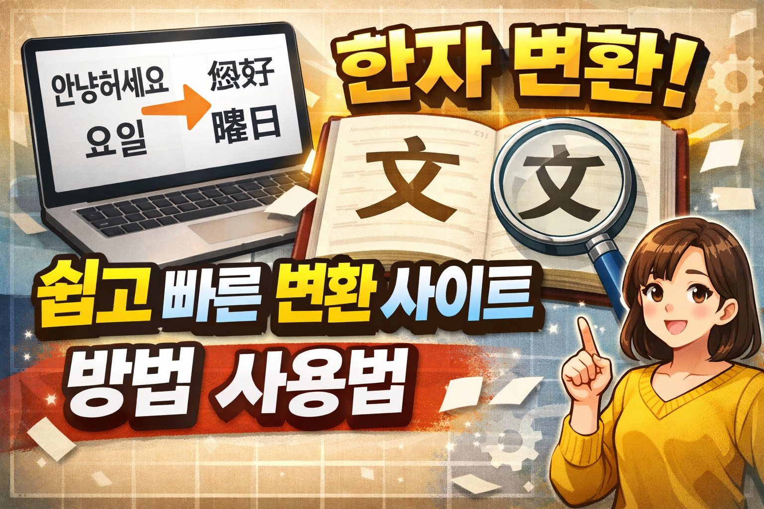 한글을 한자로 변환