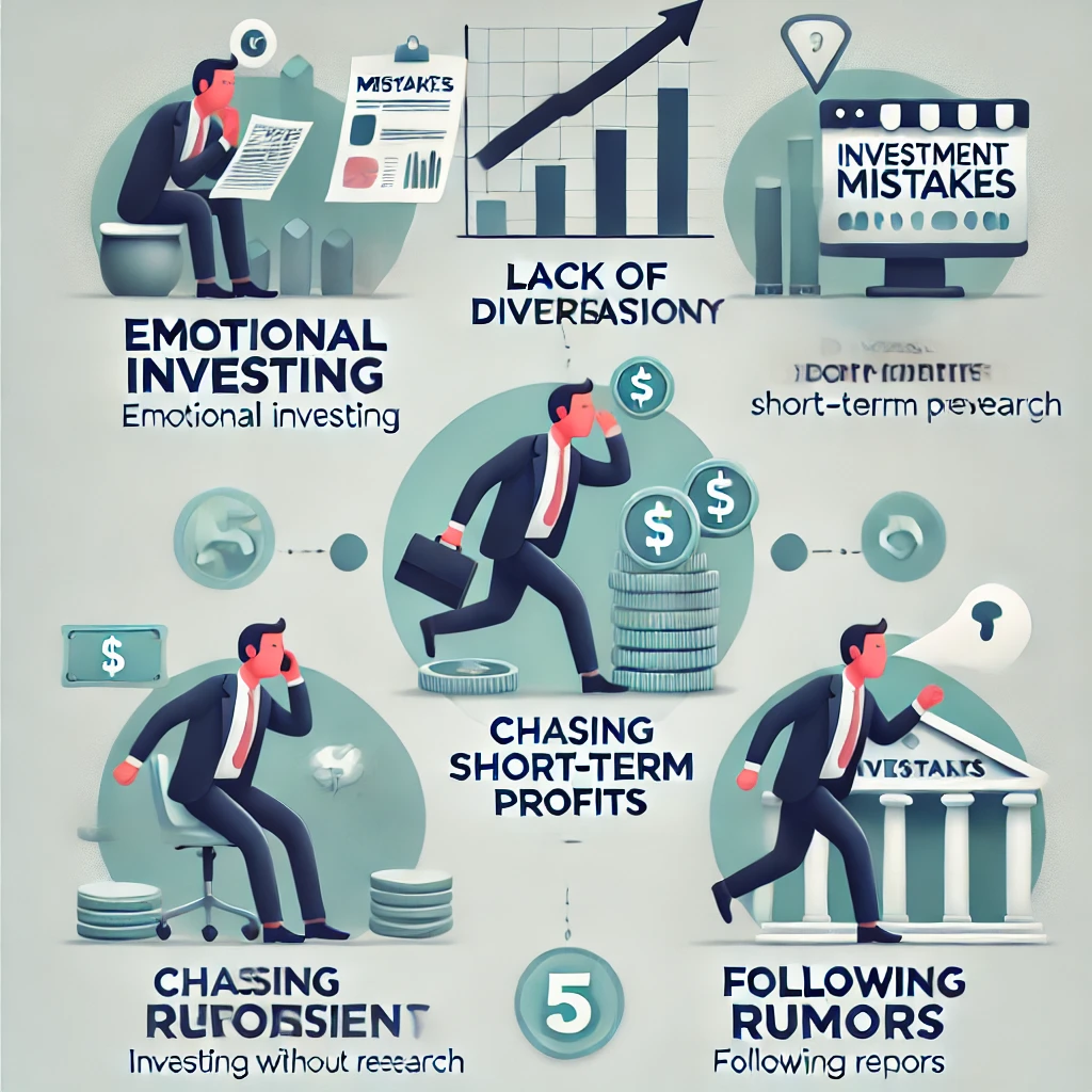 성공하는 투자자들의 비밀: 반드시 피해야 할 5가지 치명적 실수