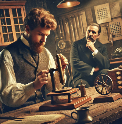 전화기 발명 관련 이미지