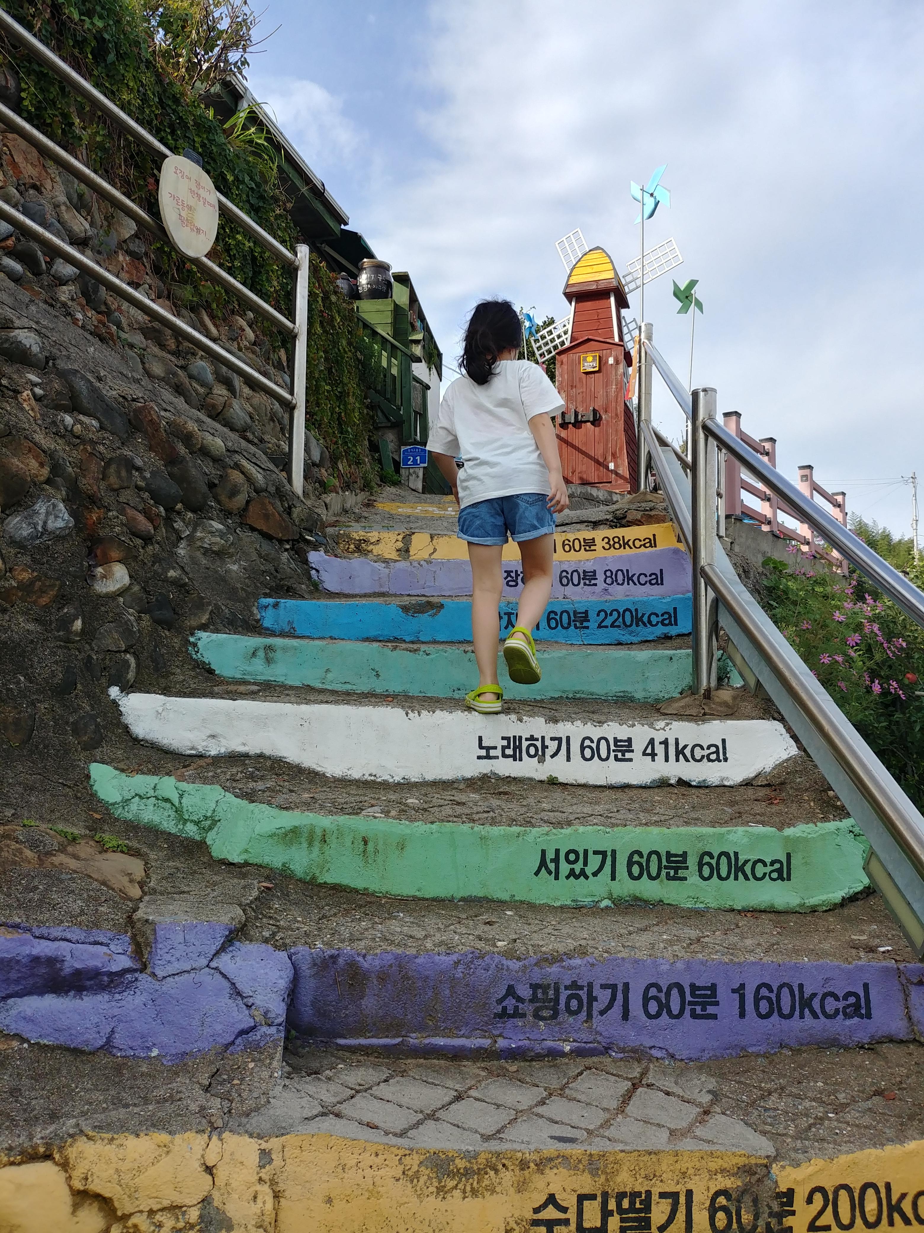 묵호 등대 오름길에 보이는 풍경들