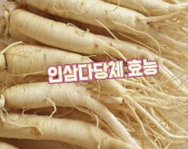 인삼다당체-효능
