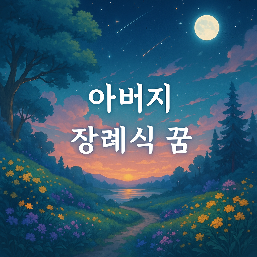 아버지 장례식 꿈 해몽