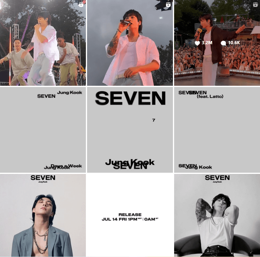 BTS 정국 인스타그램