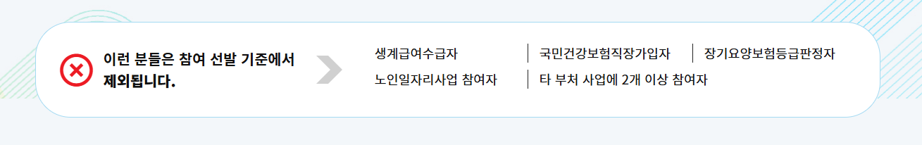노인일자리 여기 홈페이지 주의사항