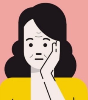 갱년기 여성 사진