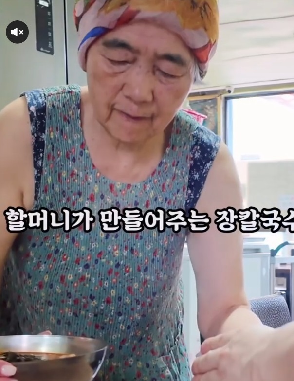 강릉-오뚜기칼국수-할머니