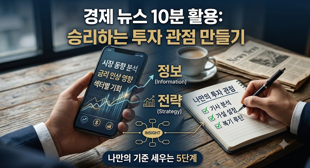 경제 뉴스를 읽고 '나만의 투자 관점' 만드는 법
