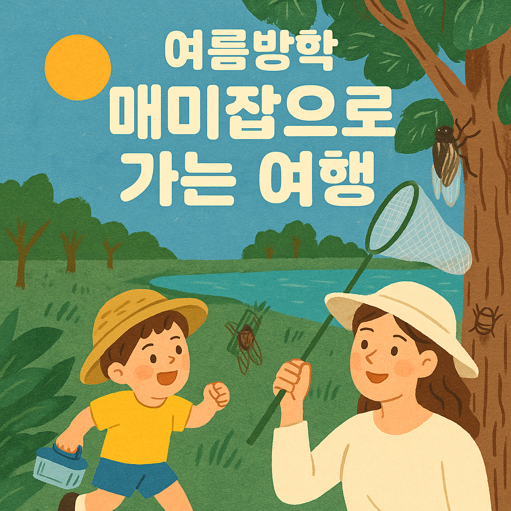 여름방학 매미잡으로 가는 여행