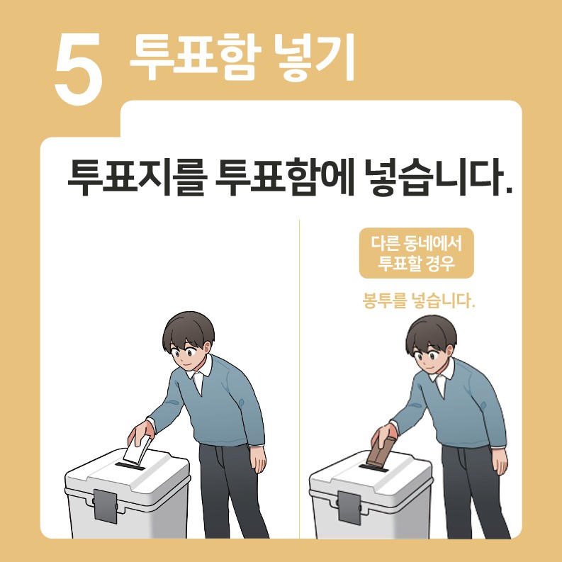 사전투표방법 및 절차