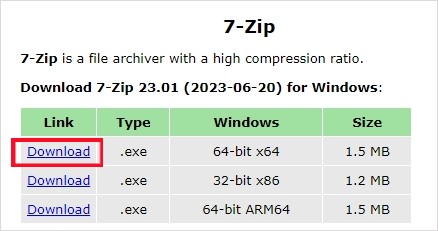 7-zip-무료-다운로드