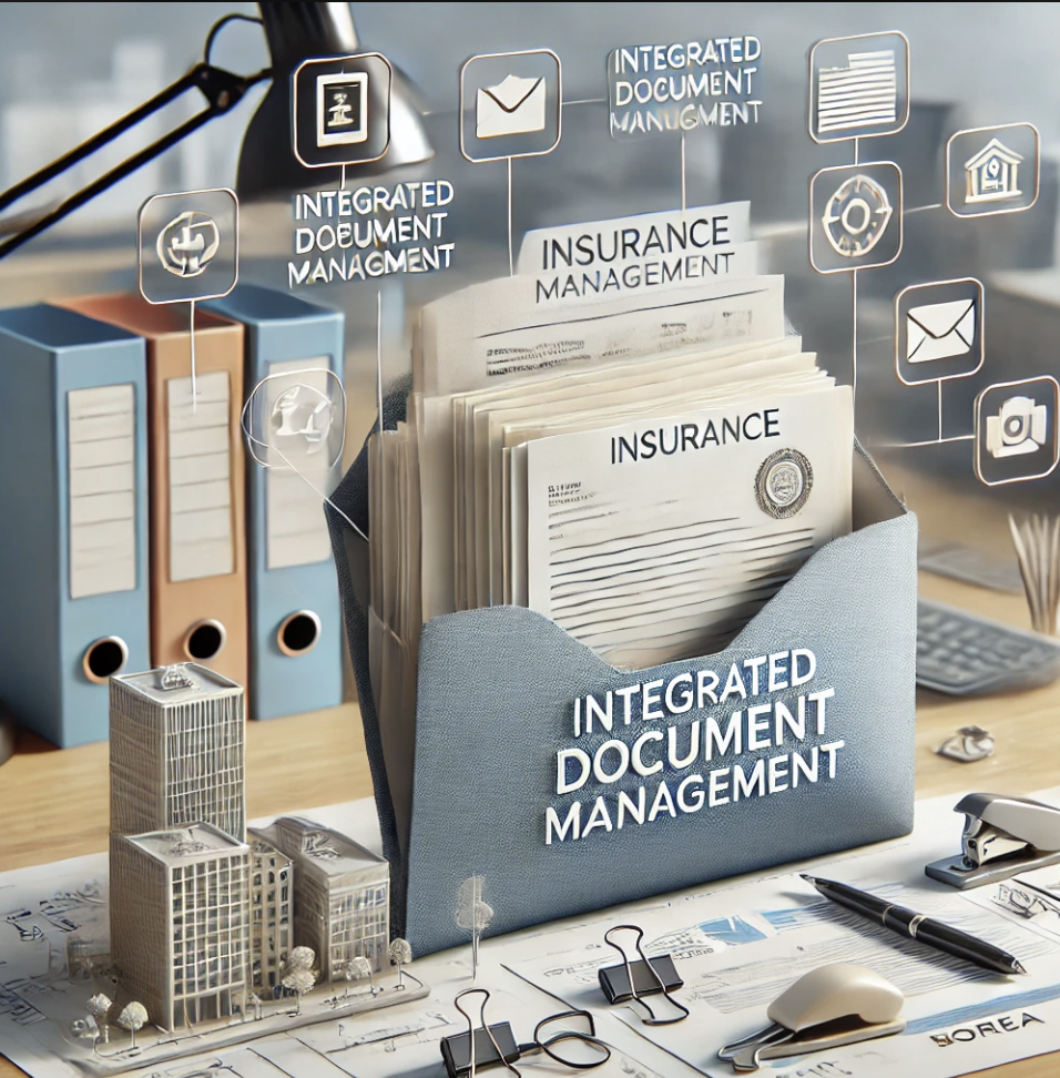 한 봉투에 통합된 다양한 고지서 문서 관리 모습