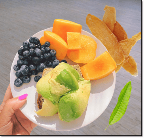 건망고와 망고 음식