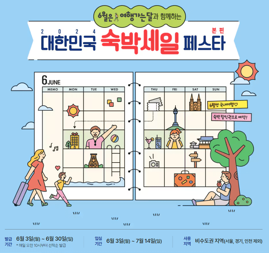 2024 숙박페스타 할인쿠폰 받기