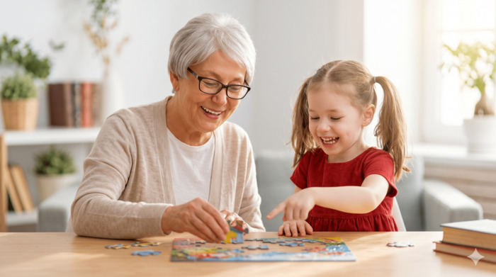 차세대 치매 백신 접종을 통해 기억력 저하를 막고 평범한 일상을 되찾은 건강한 노년의 모습