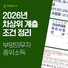 근로장려금&amp;#44; 차상위계층