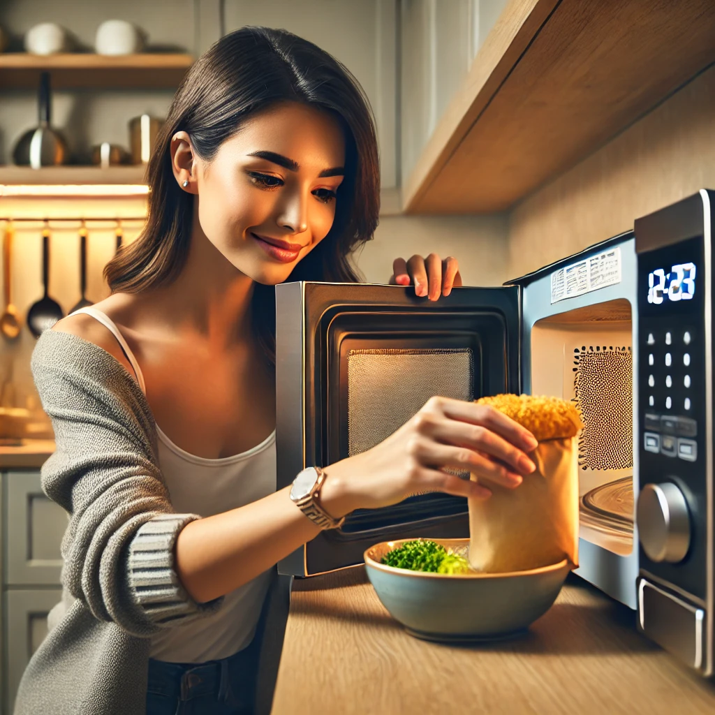 전자레인지를 통한 음식 만들기