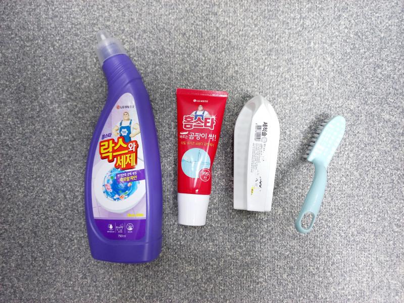 한샘 휴플로어 락스 청소 방법