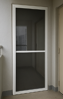 아파트 현관 방충망