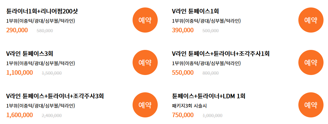 튠페이스 튠라이너 가격 비용