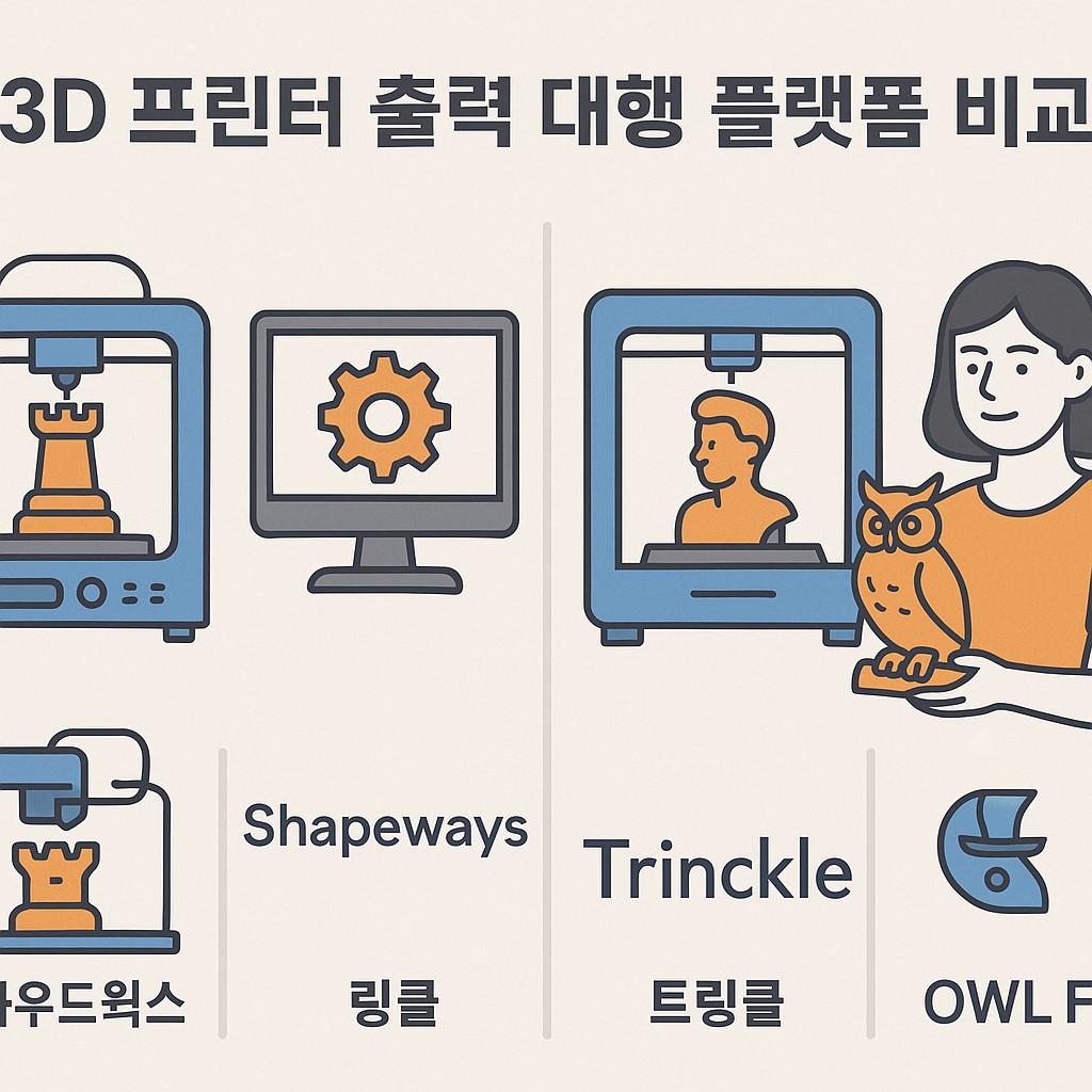 3D 프린터 출력 대행 플랫폼 비교